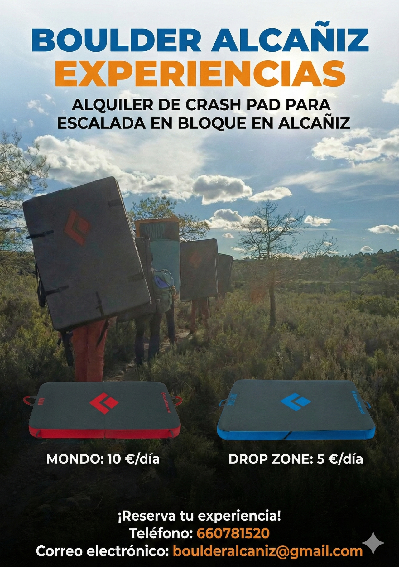 Boulder Alcañiz esperiencias